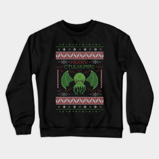 Merry Cthulhumas! Ugly Sweater Christmas Cthulhu Crewneck Sweatshirt